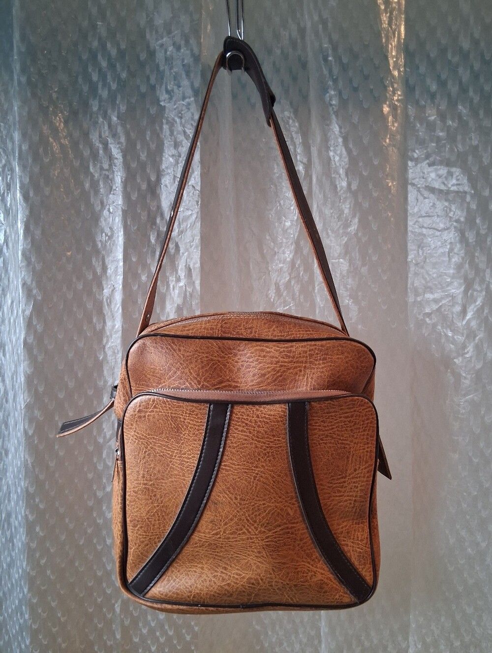 Three Star Men's Tan Shoulder Bag Preowned